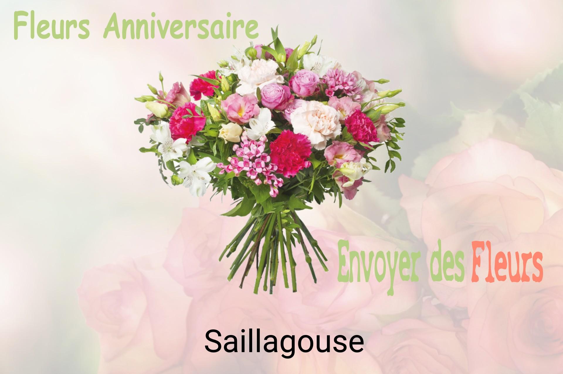 Bouquet de fleurs d’anniversaire livré à Saillagouse